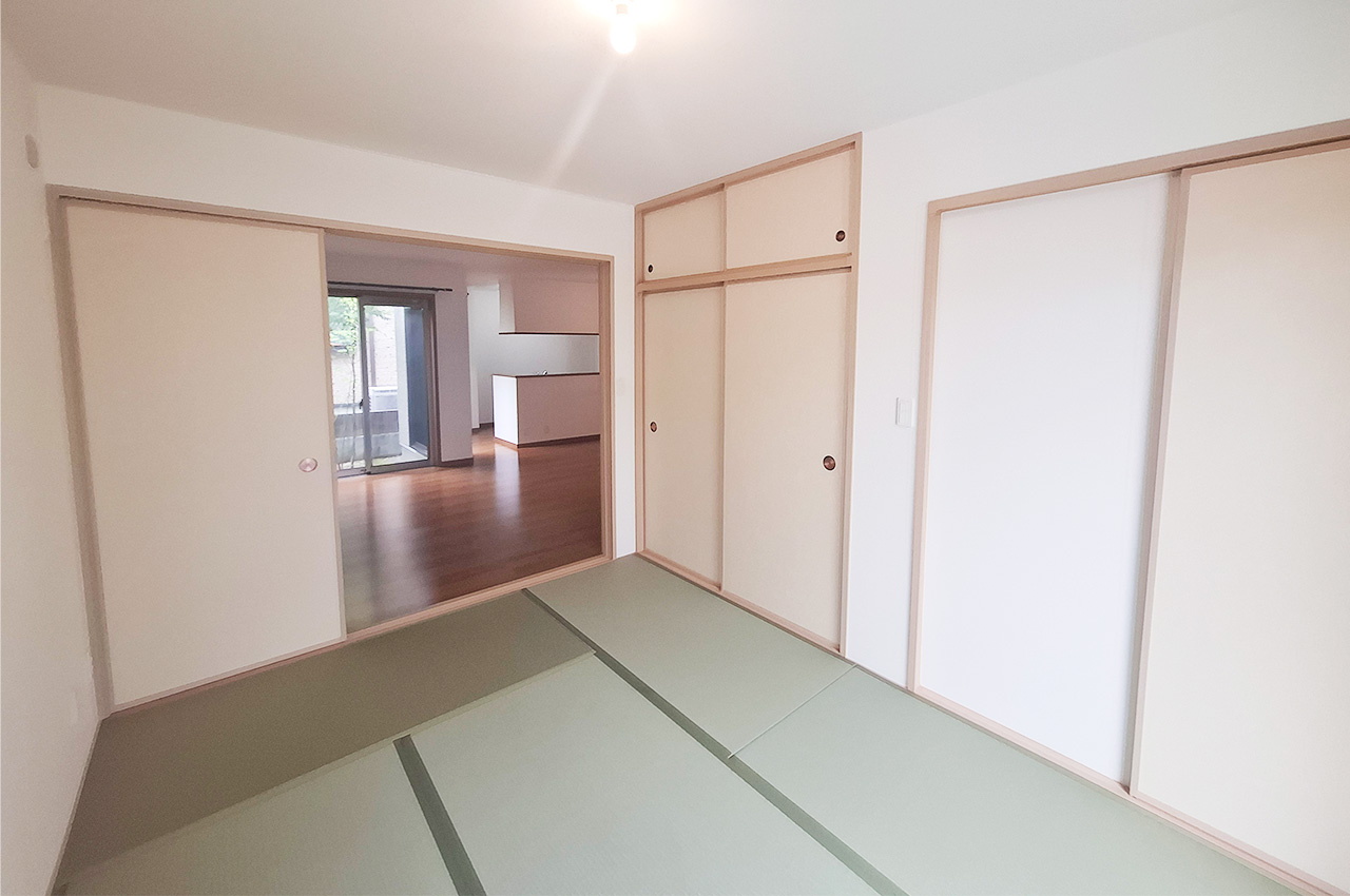 和室1：LDKに隣接した6帖の和室。個室としてはもちろん、LDKとの一体利用も可能です。