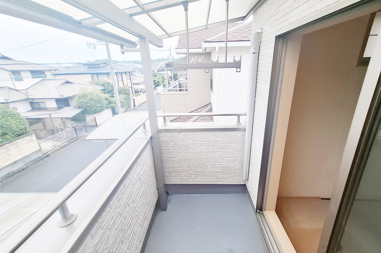 バルコニー：和室から出入りが可能です。