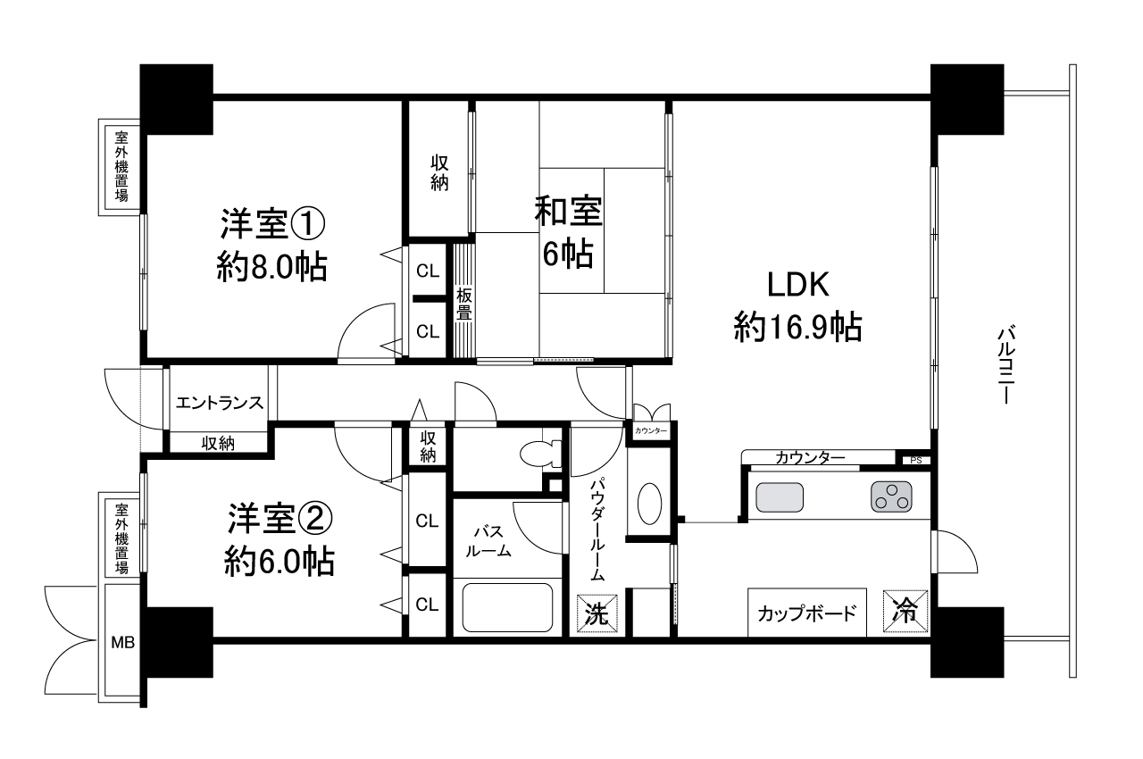 現状でのお引渡し。定額リフォームパック（オプション）利用可。詳細はお問合せください。