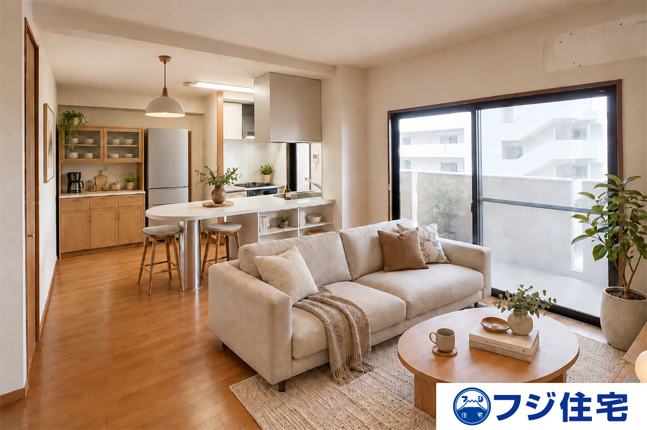 ※バーチャルステージング画像（AI合成）です。合成された家具等は販売価格に含まれません。