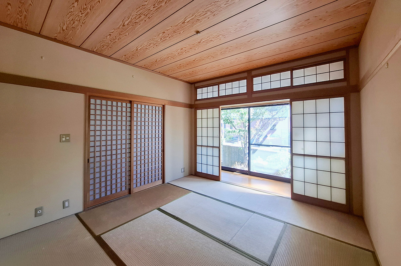 和室＆広縁：広縁があり、和室にゆとりを感じられる空間です。