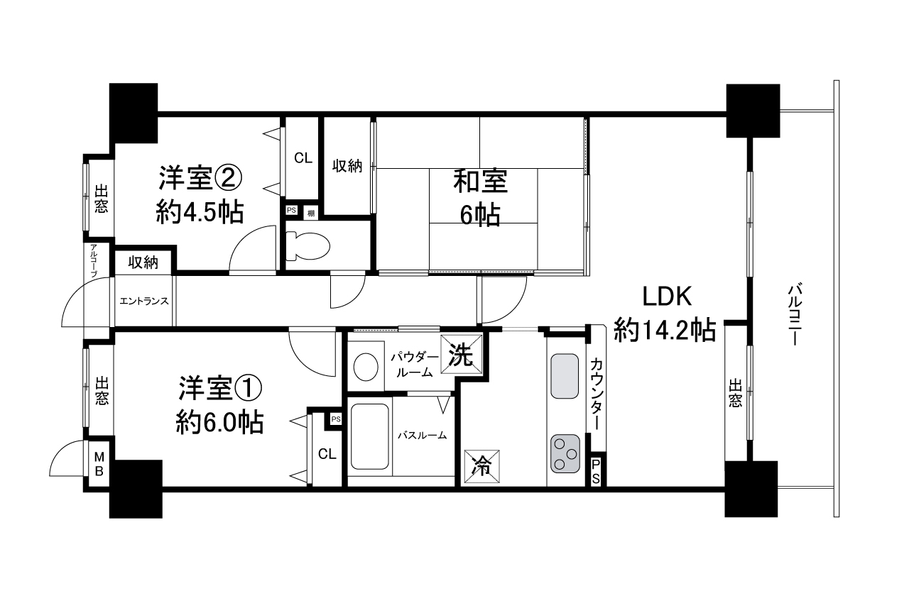 現状でのお引渡し。定額リフォームパック（オプション）利用可。詳細はお問合せください。